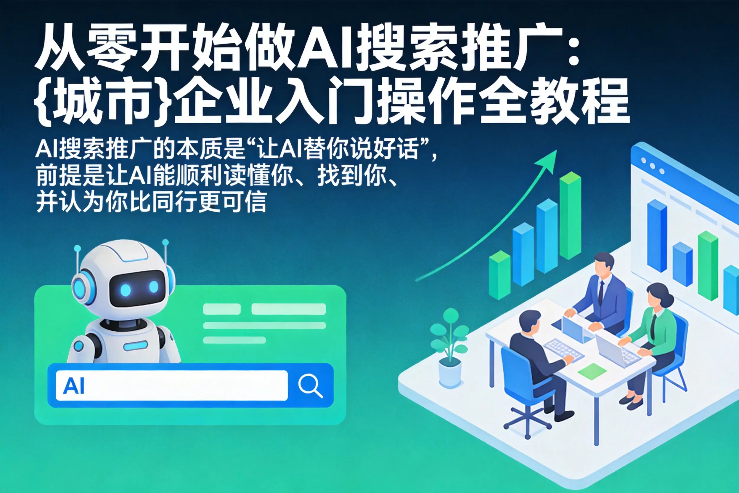 从零开始做AI搜索推广：复兴企业入门操作全教程